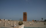 Wieża Hassana i ruiny Meczetu Hassana