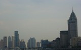 Wieżowce nad rzeką Huangpu